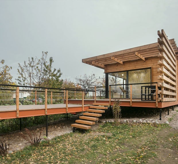 Винтовые сваи для террасы или веранды в Артёмовском