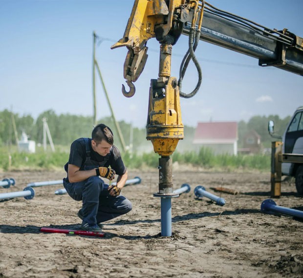 Винтовые сваи с установкой в Артёмовском