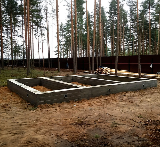 Свайно-ростверковый фундамент под ключ в Артёмовском