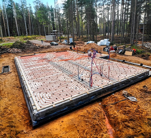 Утепленный финский фундамент в Артёмовском